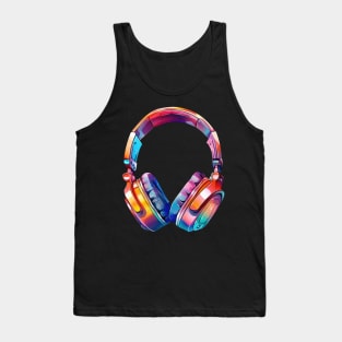 Headphone 90s Retro Tank Top